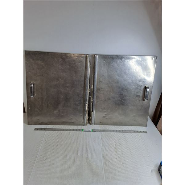 Stainless Steel Coca Cola Cooler Doors-19.5"x23.5"