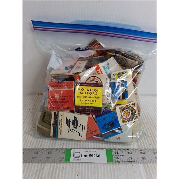 Large Ziploc Bag of Advertising Matchbooks