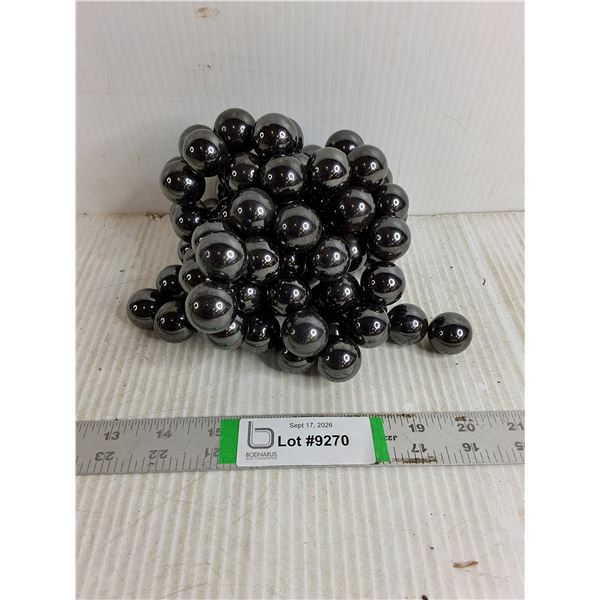 Lot of Magnetic Hematite Spheres in High Gloss Finish/Reflection