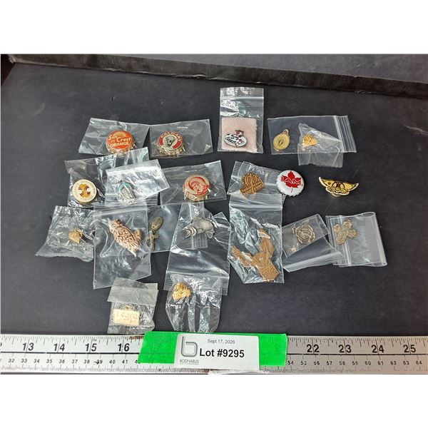 Collector Pins, Bottle Caps, Pendants, Misc.