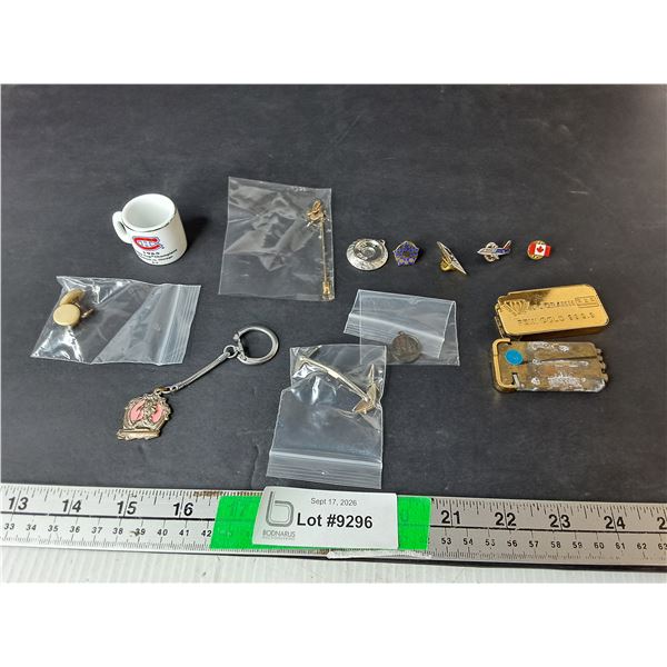 Mini Montreal Canadiens Mug, Cufflinks, Collector Pins, Misc.