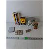 Image 1 : Tuning Whistle, Cigarette Case, Mallard Tobacco Tin, Misc.