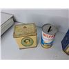 Image 3 : Vintage Tins & York Peanut Butter Glass Container