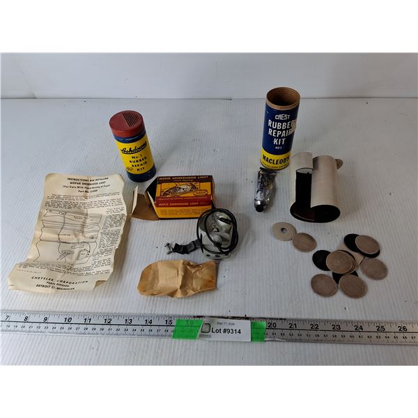 Crest Rubber Repair Kit & Mopar Underhood Light