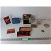 Image 1 : Vintage Tobacco Tins, Checkers, Drink Milk Cardboard Caps, Misc.