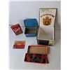 Image 3 : Vintage Tobacco Tins, Checkers, Drink Milk Cardboard Caps, Misc.