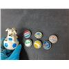 Image 2 : Bottle Cap Style Pins, Canada Dry Lighters, Dalmations Toy- Can't Ship