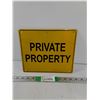 Image 1 : Private Property Metal Sign 10" x 8.5"
