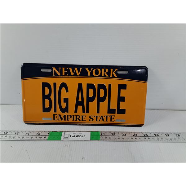 New York Novelty License Plate