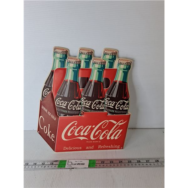 Coca-Cola Metal Wall Sign 12.75" x 11"