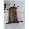 Image 5 : Miniature Metal & Wood Rocking Chair and Park Bench