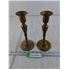 Image 1 : (2) Metal Candlesticks