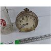 Image 3 : Calgary Glass Coffee Mugs, Westclox Big Ben Desk Clock - As Is