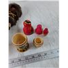 Image 3 : Matryoshka Dolls, Enderby BC Plate, Royal Winton Candy Dish, Handmade Inuit Doll