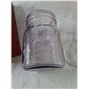 Image 5 : Toy Grain Cart, Perfect Seal Jar, (2) Tobacco Tins, Doll Head, Wooden Rings