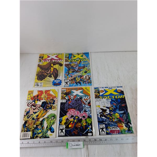 (5) Original 1990s X-Factor Marvel Comics
