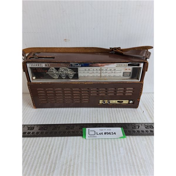 Channel Master 3 Band Transistor Radio - Untested