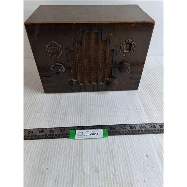 Antique Northern Electric Vacuum Tube Radio - Untested - As Is