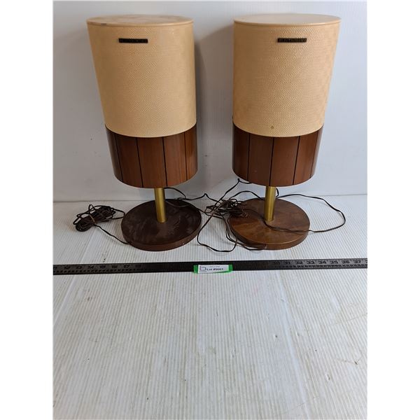 (2) Vintage Electrohome Speakers - Untested
