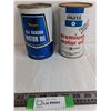 Image 1 : (2) Cans Of Motor Oil - Sears, Chryco Parts, Full-Cannot Ship