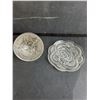 Image 2 : Antique Cut Glass Butter Plate
