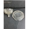 Image 3 : Antique Cut Glass Butter Plate