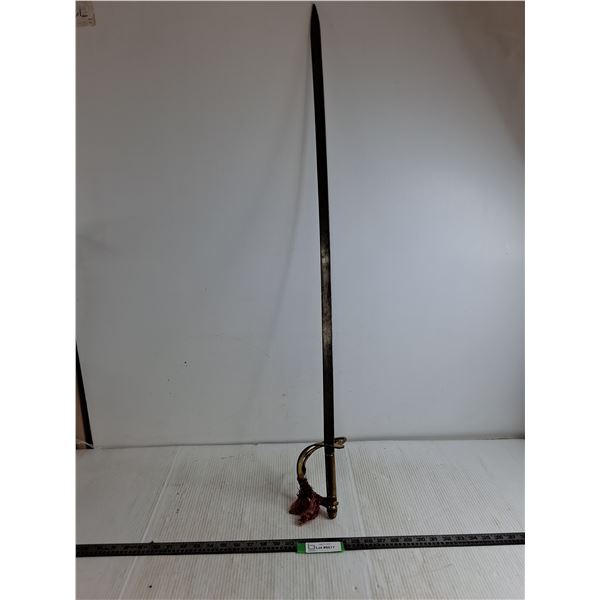 Decorative Metal Sword - 43" Length, Pickup Only