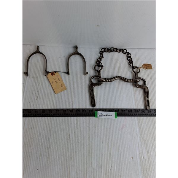 Military Style Spurs & Military Bit