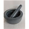 Image 3 : Our Table Mortar & Pestle Stoneware & (9) Assorted Essential Oils