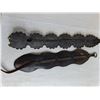 Image 4 : (2) Leather Straps w/ Brass Medallions