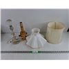 Image 1 : Vintage Desk Lamps & Shades - Powers On, As Is