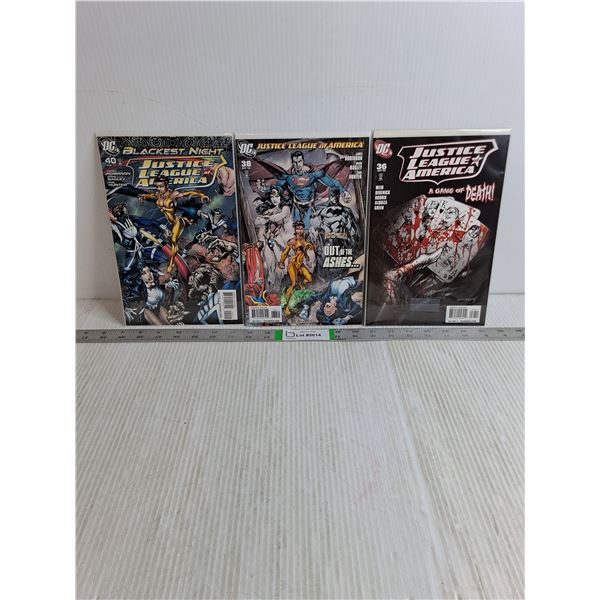 (6) DC Justice League America Comic Books#35-40