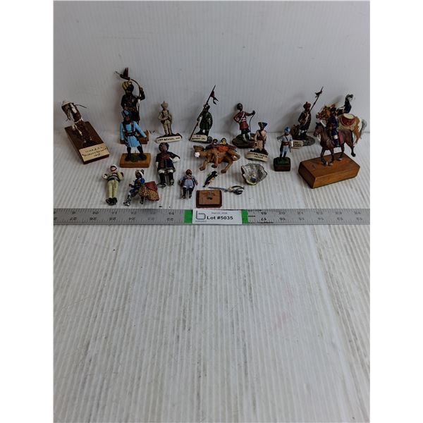 Lot of Hand Painted Lead Metal Soldiers from British Indian Army