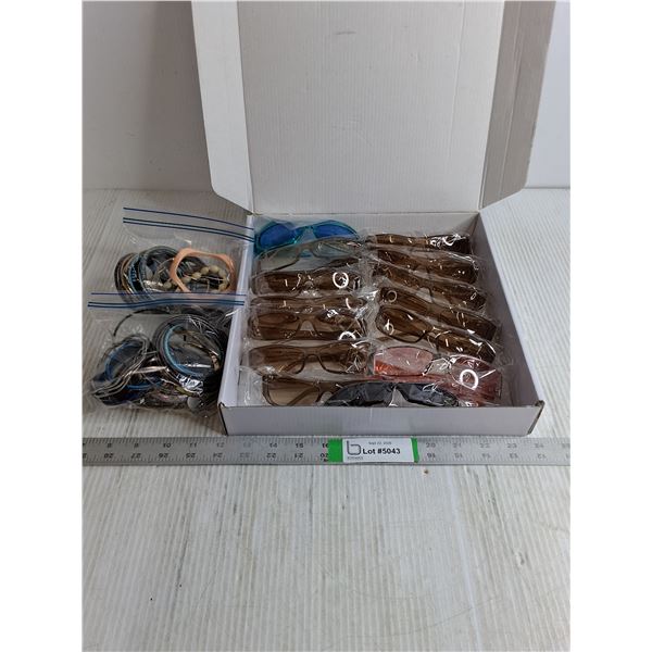(14) Pairs of Fashion Sunglasses and (2) Bags of Assorted Bangles