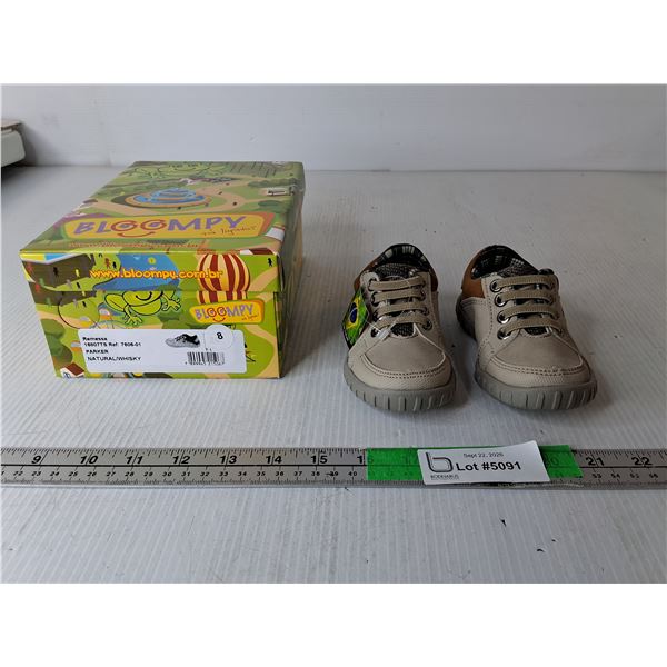 Bloompy Natural/Whisky Boy's Toddler Sneakers- Size 8