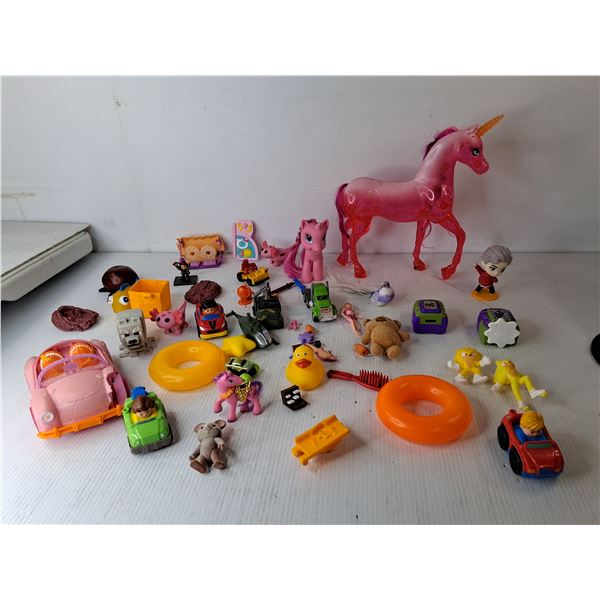 Children's Toys/Figurines- My Little Pony, Sonic, Little People, Misc.