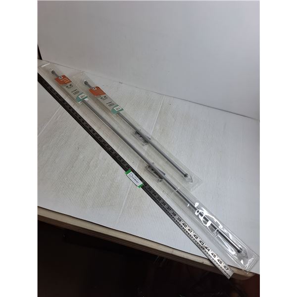 (2) Sealed Kashi Home Curtain Rods (48-86" & 28-48") - Cannot Ship