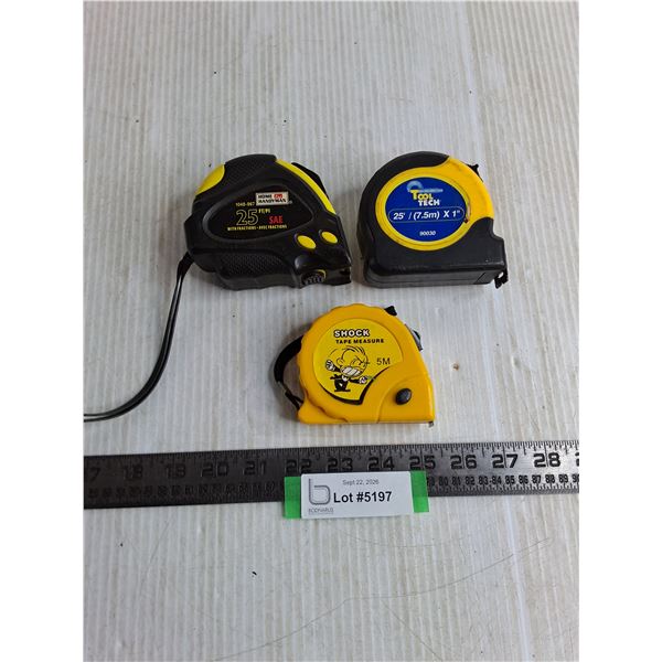 (3) Tape Measures