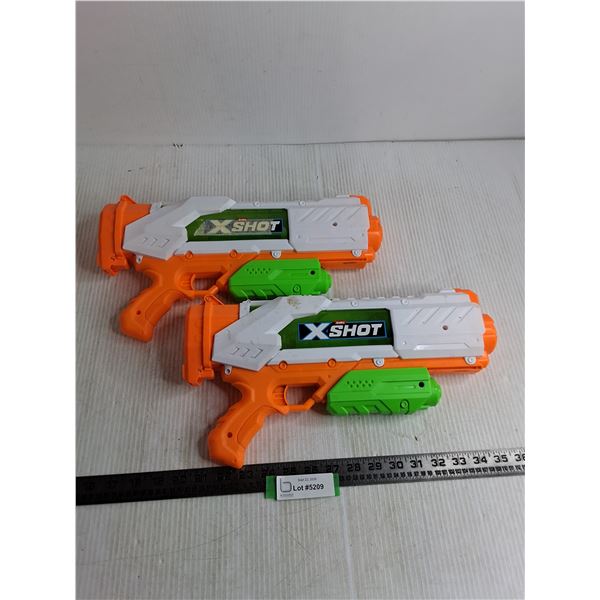 (2) Zuru X-Shot Water Guns
