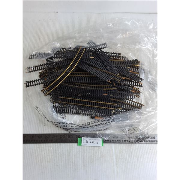 Large Quantity of HO Scale Model Train Track Pieces