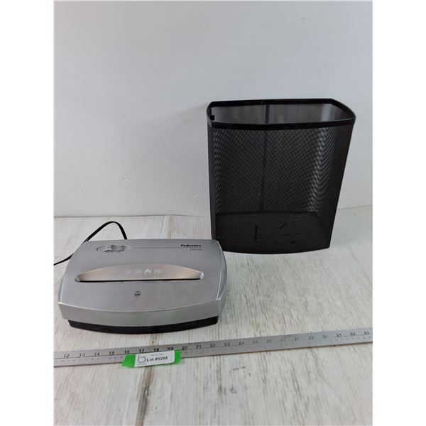 Fellowes Paper Shredder S701CM and Basket As-Is