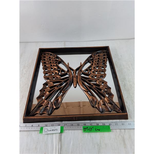 Butterfly Wall Mirror 17" x 17"