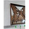 Image 3 : Butterfly Wall Mirror 17" x 17"