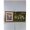 Image 1 : Picture of Venice, Sewn Flower Picture