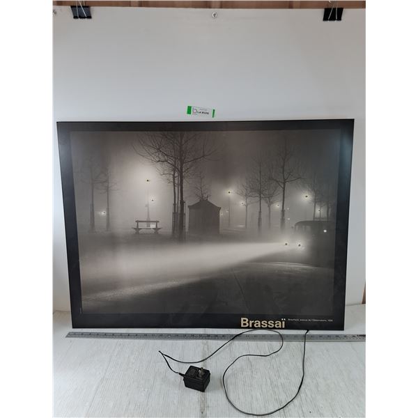 Brassai Fog, Observatory Avenue, 1934 Picture With Lights Untested As-Is