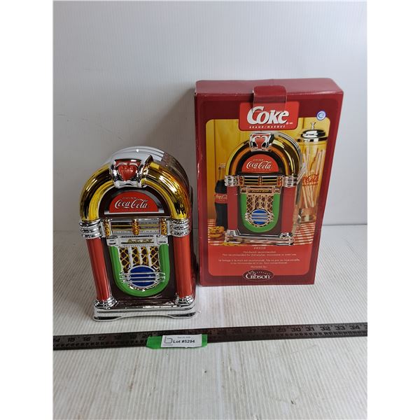 Gibson Collectible 11" Coca-Cola Jukebox Cookie Jar