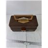 Image 2 : Old Pal Brown Tackle Box, Assorted Lines, Lures, Line Bobs, Misc
