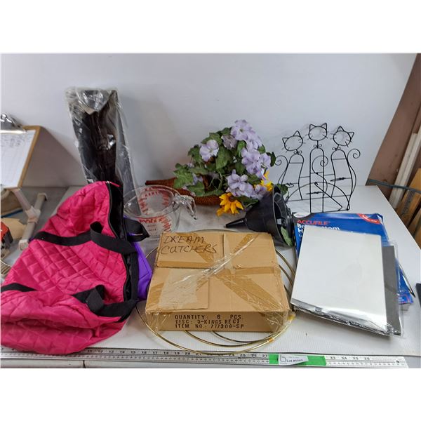 *PYREX Measuring Pitchers, Funnels, Faux Flower Decor, Bags, Dream Catchers, Misc, PICKUP ONLY