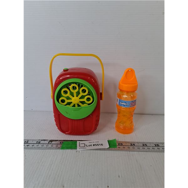 Battery Operated Bubble Machine- May Require New Batteries, Can't Ship