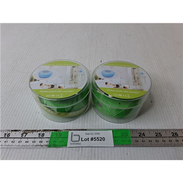 (2) Wireless Shower Speakers, Appear NIB
